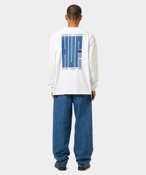 HUF(ハフ)の「BIG BLOCK LS TEE(Tシャツ/カットソー・メンズ・ブラック/ホワイト/ブルー系その他/アッシュグレー・LARGE/MEDIUM/SMALL/X-SMALL/XX-LARGE/X-LARGE)」の14枚目の写真