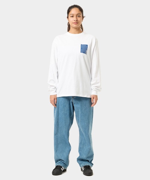 HUF(ハフ)の「BIG BLOCK LS TEE(Tシャツ/カットソー・メンズ・ブラック/ホワイト/ブルー系その他/アッシュグレー・LARGE/MEDIUM/SMALL/X-SMALL/XX-LARGE/X-LARGE)」の15枚目の写真