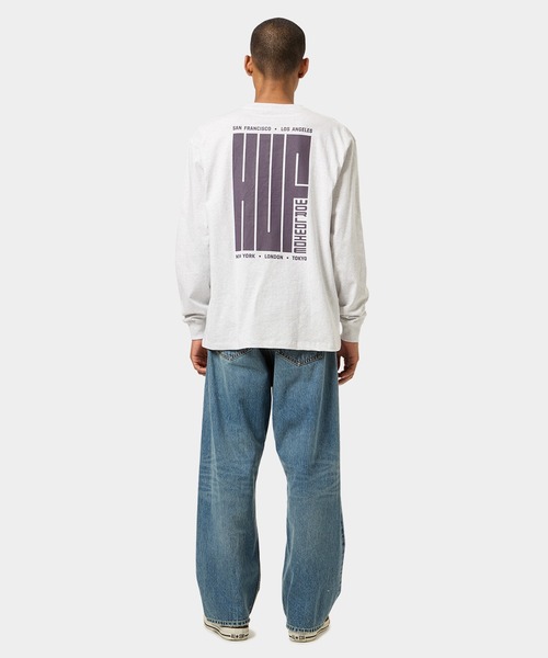 HUF(ハフ)の「BIG BLOCK LS TEE(Tシャツ/カットソー・メンズ・ブラック/ホワイト/ブルー系その他/アッシュグレー・LARGE/MEDIUM/SMALL/X-SMALL/XX-LARGE/X-LARGE)」の22枚目の写真