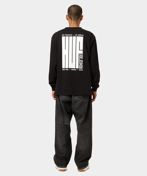HUF(ハフ)の「BIG BLOCK LS TEE(Tシャツ/カットソー・メンズ・ブラック/ホワイト/ブルー系その他/アッシュグレー・LARGE/MEDIUM/SMALL/X-SMALL/XX-LARGE/X-LARGE)」の18枚目の写真