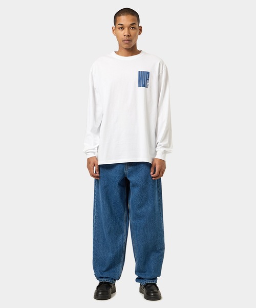 HUF(ハフ)の「BIG BLOCK LS TEE(Tシャツ/カットソー・メンズ・ブラック/ホワイト/ブルー系その他/アッシュグレー・LARGE/MEDIUM/SMALL/X-SMALL/XX-LARGE/X-LARGE)」の13枚目の写真