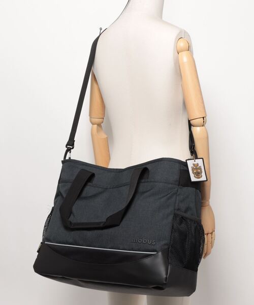 mobus(モーブス)の「【mobus/モーブス】 トートショルダーバッグ(ショルダーバッグ・メンズ・ネイビー/グレー・FREE)」の6枚目の写真