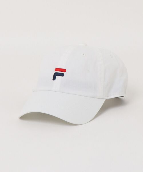 FILA（フィラ）の「FILA/フィラ FLU OC TWILL CAP キッズ キャップ 251013613（キャップ・キッズ・ホワイト/ネイビー/ベージュ・FREE）」の2枚目の写真