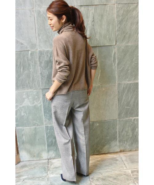 IENA(イエナ)の「ワイド スラックスパンツ◆(その他パンツ・レディース・ブラック系その他/ブラック・38/40/34/36)」の22枚目の写真
