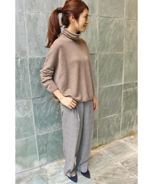 IENA(イエナ)の「ワイド スラックスパンツ◆(その他パンツ・レディース・ブラック系その他/ブラック・38/40/34/36)」の20枚目の写真