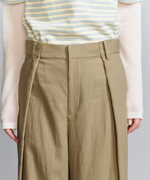 BEAUTY&YOUTH UNITED ARROWS(ビューティーアンドユースユナイテッドアローズ)の「セルロースナイロン インタック パンツ(スラックス・レディース・ダークグレー/オリーブ・L/M/S/XS)」の13枚目の写真