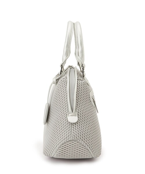 Reflect（リフレクト）の「【夏SALE／ショルダー付き】キレイめメッシュバッグ（ショルダーバッグ・レディース・シルバー/ブラック・00）」の3枚目の写真
