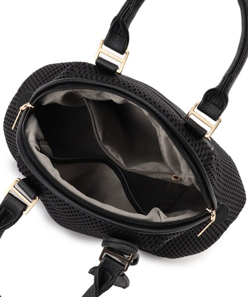 Reflect（リフレクト）の「【夏SALE／ショルダー付き】キレイめメッシュバッグ（ショルダーバッグ・レディース・シルバー/ブラック・00）」の6枚目の写真