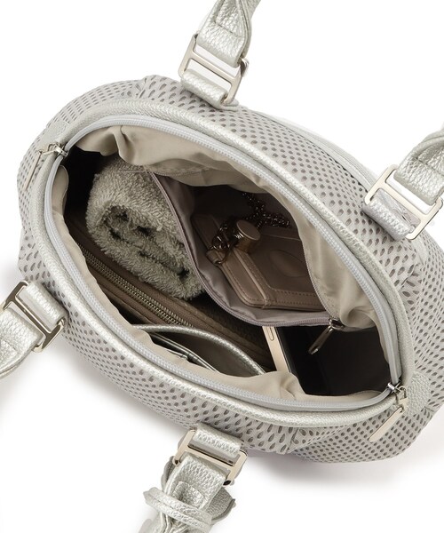 Reflect（リフレクト）の「【夏SALE／ショルダー付き】キレイめメッシュバッグ（ショルダーバッグ・レディース・シルバー/ブラック・00）」の8枚目の写真