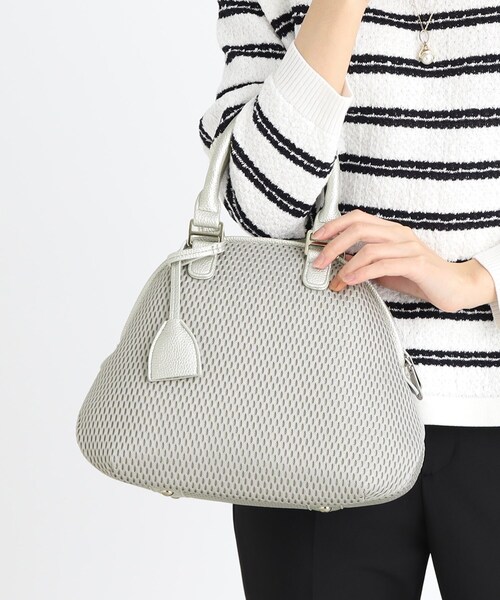 Reflect（リフレクト）の「【夏SALE／ショルダー付き】キレイめメッシュバッグ（ショルダーバッグ・レディース・シルバー/ブラック・00）」の12枚目の写真