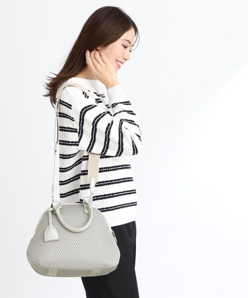 Reflect（リフレクト）の「【夏SALE／ショルダー付き】キレイめメッシュバッグ（ショルダーバッグ・レディース・シルバー/ブラック・00）」の13枚目の写真