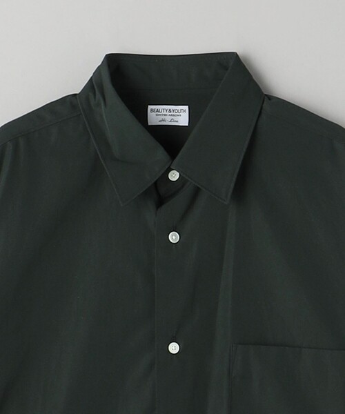 BEAUTY&YOUTH UNITED ARROWS（ビューティーアンドユースユナイテッドアローズ）の「HI-LINE 120/2 ブロード レギュラー シャツ（シャツ/ブラウス・メンズ・オフホワイト/ライトブルー/ホワイト/ダークグリーン/コバルトブルー・S/M/L/XL）」の20枚目の写真