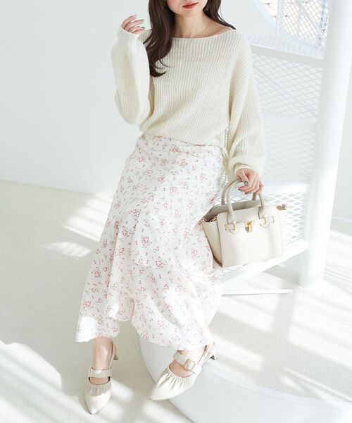 MAJESTIC LEGON(マジェスティックレゴン)の「ランダムティアードスカート(スカート・レディース・ブラック/レッド系その他2/グリーン系その他・MEDIUM)」の1枚目の写真