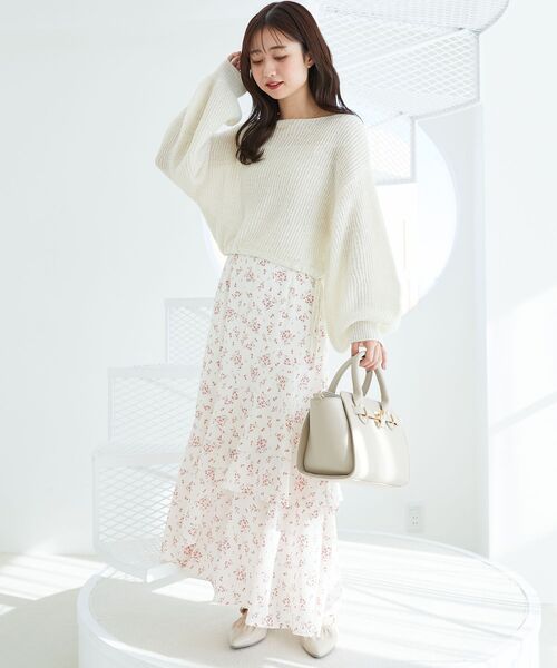 MAJESTIC LEGON(マジェスティックレゴン)の「ランダムティアードスカート(スカート・レディース・ブラック/レッド系その他2/グリーン系その他・MEDIUM)」の6枚目の写真