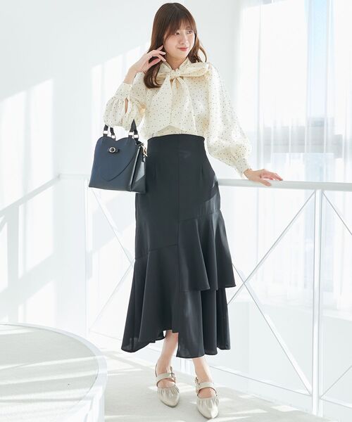 MAJESTIC LEGON(マジェスティックレゴン)の「ランダムティアードスカート(スカート・レディース・ブラック/レッド系その他2/グリーン系その他・MEDIUM)」の18枚目の写真