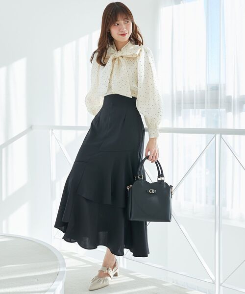 MAJESTIC LEGON(マジェスティックレゴン)の「ランダムティアードスカート(スカート・レディース・ブラック/レッド系その他2/グリーン系その他・MEDIUM)」の19枚目の写真