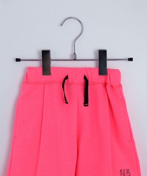 MAKE YOUR DAY（メイクユアデイ）の「ネオンカットソーパンツ■150.160cm（スウェットパンツ・キッズ・ピンク/ライム/オレンジ/イエロー・160/150）」の9枚目の写真