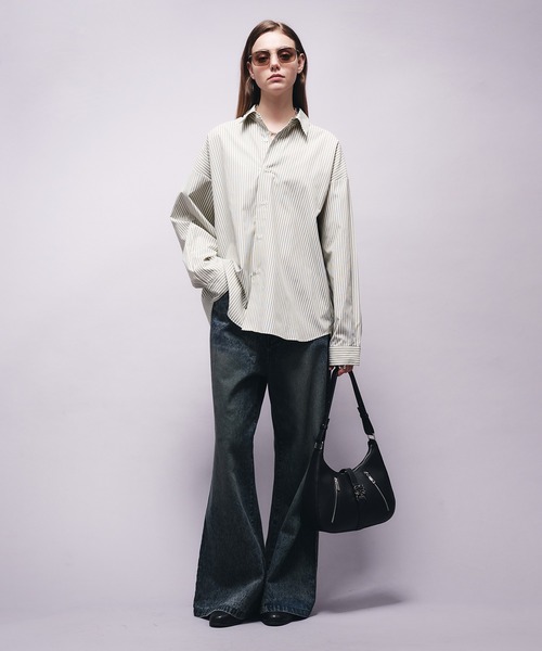 selle glant（セレグランテ）の「DESIGN ZIP HALF MOON BAG/デザインジップハーフムーンバッグ（ハンドバッグ・メンズ・ボルドー/ブラック/ダークブラウン/ブラック系・ONE SIZE）」の16枚目の写真