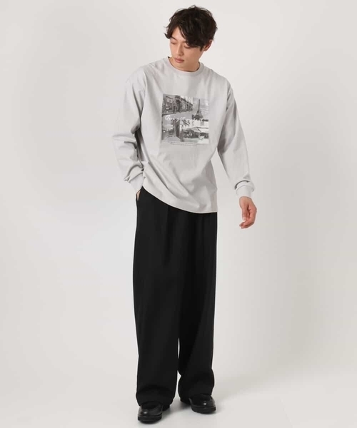 a.v.v(アーヴェヴェ)の「【シワになりにくい】リライト1 オーバーパンツ(その他パンツ・メンズ・ブラック・48/46)」の5枚目の写真