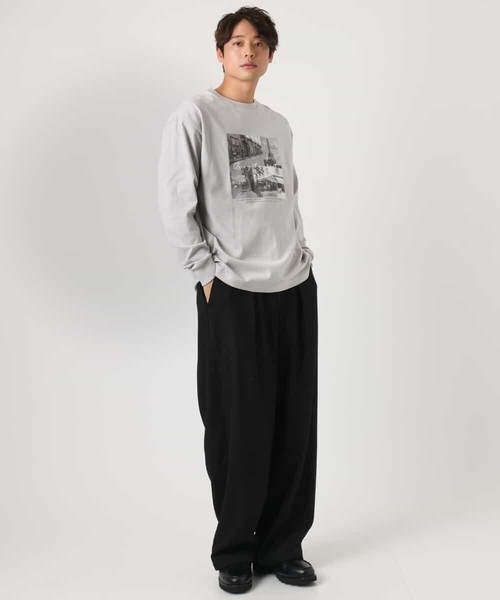 a.v.v(アーヴェヴェ)の「【シワになりにくい】リライト1 オーバーパンツ(その他パンツ・メンズ・ブラック・48/46)」の7枚目の写真