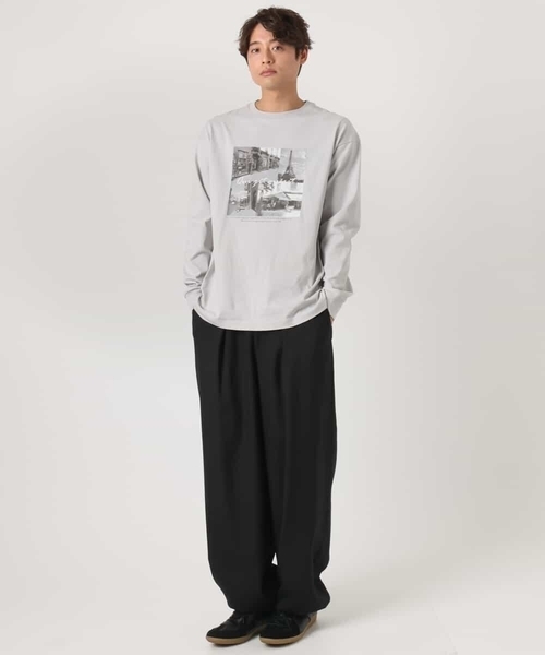 a.v.v(アーヴェヴェ)の「【シワになりにくい】リライト1 オーバーパンツ(その他パンツ・メンズ・ブラック・48/46)」の11枚目の写真