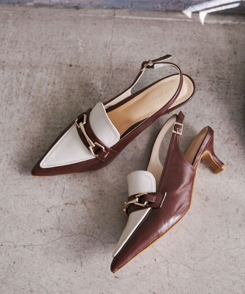 Juze（ジュゼ）の「スリングバックビットパンプス（パンプス・レディース・ブラック/ブラウン系その他・S/M/L）」の3枚目の写真