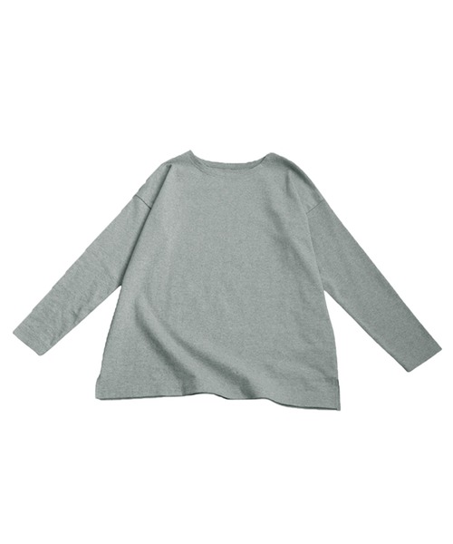 antiqua(アンティカ)の「バスクロンT(Tシャツ/カットソー・レディース・ライトグリーン/ホワイト/ブルー/杢グレー/カーキ/ブラック・P/R)」の22枚目の写真