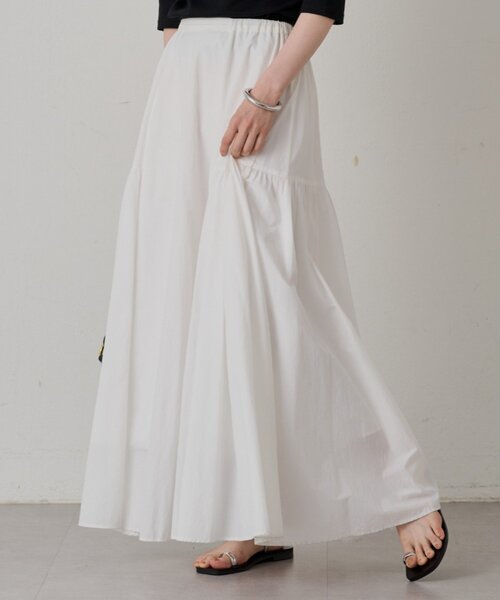 ラウンジドレス　パネルギャザースカート Loungedress スカート パネルギャザースカート : ZOZOTOWN Yahoo