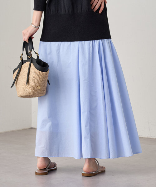 loungedress 新品スカート Lサイズも登場！】ポンチZIPタイトスカート（スカート