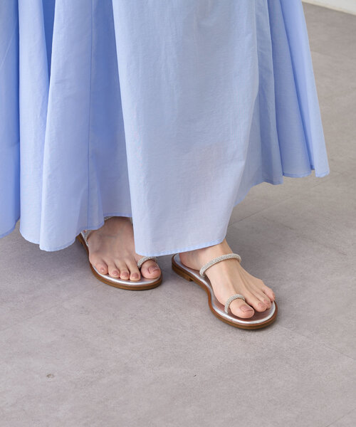 LOUNGEDRESS（ラウンジドレス）の「パネルギャザースカート（スカート・レディース・ネイビー/オフホワイト/サックスブルー/ブラック・FREE）」の16枚目の写真