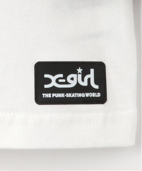 X-girl Stages（エックスガールステージス）の「【TBSドラマ フェイクマミー 着用アイテム】メッシュ半袖Tシャツ&タンクトップセット（アンサンブル・キッズ・オフホワイト/ブラック/カラフル・90cm/100cm/120cm/130cm/110cm/140cm）」の8枚目の写真