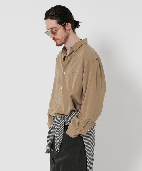 ＜Steven Alan＞スラブ オックス ブラウス Steven Alan＞ スラブ レギュラーカラー シャツ LOOSE（シャツ