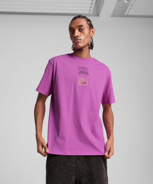 ★PUMA★プーマグラフィック盆栽 メンズTシャツ ☆PUMA☆プーマグラフィック盆栽 メンズTシャツ
