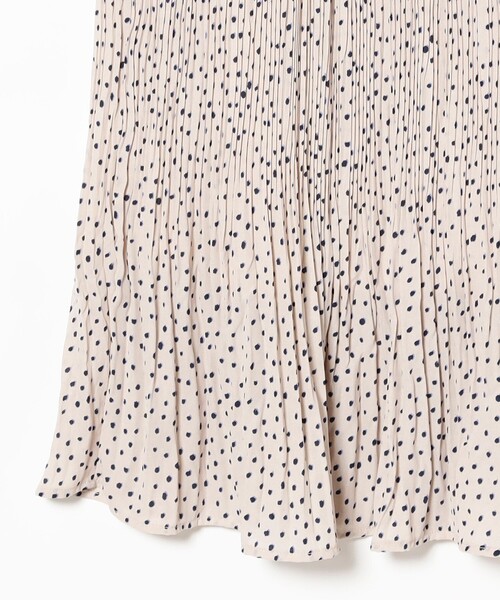 B:MING by BEAMS(ビーミングバイビームス)の「【手洗いOK】総柄 プリーツ スカート(S~M)(スカート・レディース・ベージュ/ネイビー・SMALL/MEDIUM)」の12枚目の写真
