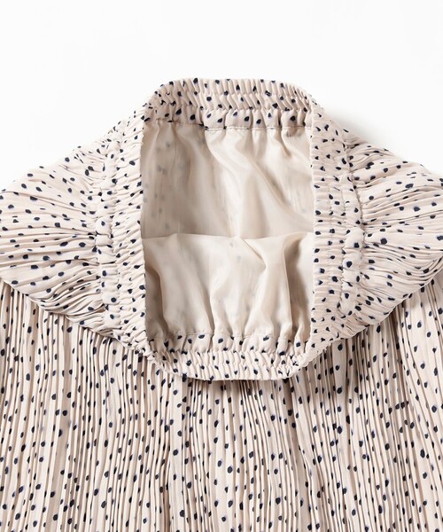 B:MING by BEAMS(ビーミングバイビームス)の「【手洗いOK】総柄 プリーツ スカート(S~M)(スカート・レディース・ベージュ/ネイビー・SMALL/MEDIUM)」の14枚目の写真