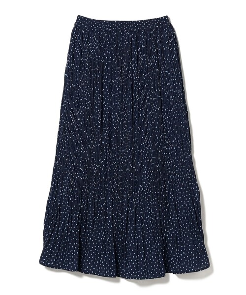 B:MING by BEAMS(ビーミングバイビームス)の「【手洗いOK】総柄 プリーツ スカート(S~M)(スカート・レディース・ベージュ/ネイビー・SMALL/MEDIUM)」の16枚目の写真