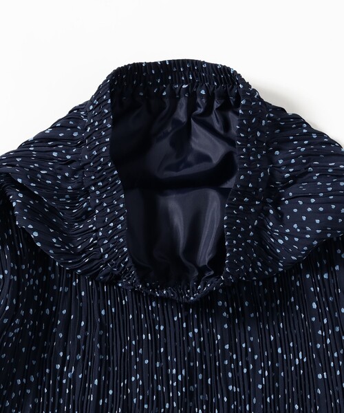 B:MING by BEAMS(ビーミングバイビームス)の「【手洗いOK】総柄 プリーツ スカート(S~M)(スカート・レディース・ベージュ/ネイビー・SMALL/MEDIUM)」の17枚目の写真