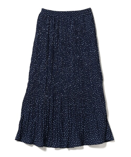 B:MING by BEAMS(ビーミングバイビームス)の「【手洗いOK】総柄 プリーツ スカート(S~M)(スカート・レディース・ベージュ/ネイビー・SMALL/MEDIUM)」の19枚目の写真