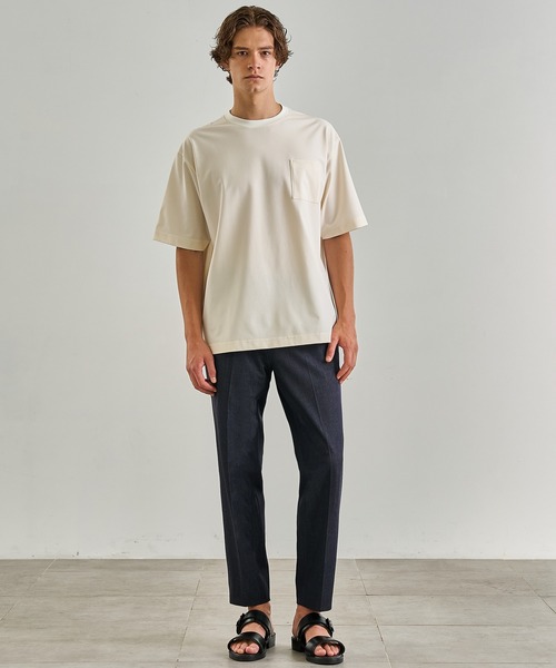 アウトラストデニム キープクリース ストレートパンツ 体温調節