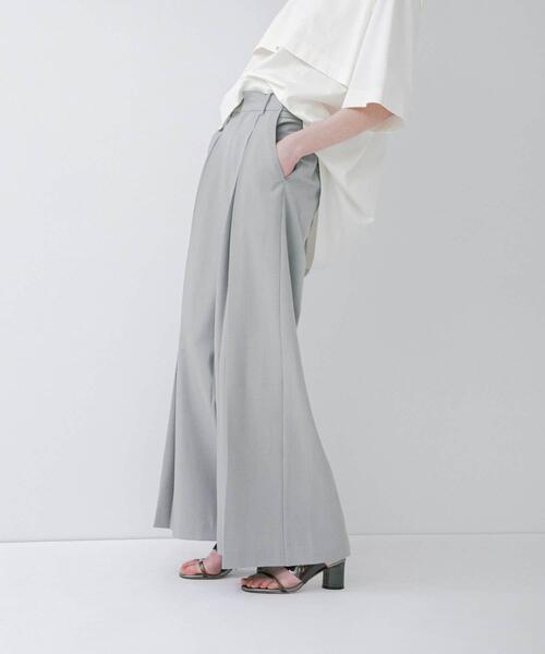LAATO（ラート）の「wide tack pants（その他パンツ・レディース・グレー/ダークグレー・SMALL/MEDIUM）」の5枚目の写真
