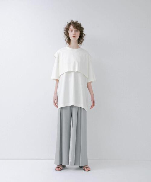 パンツ rai ロートレアモン（LAUTREAMONT）/2WAYツイル配色ボタンパンツ