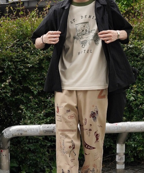samuel zelig(サミュエルゼリグ)の「【samuel zelig】 Hotel Tee(Tシャツ/カットソー・メンズ・グリーン・X-SMALL/SMALL/MEDIUM/LARGE)」の3枚目の写真
