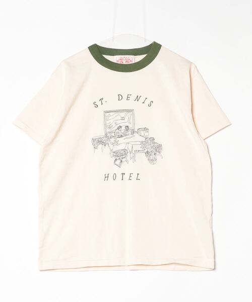 samuel zelig(サミュエルゼリグ)の「【samuel zelig】 Hotel Tee(Tシャツ/カットソー・メンズ・グリーン・X-SMALL/SMALL/MEDIUM/LARGE)」の5枚目の写真
