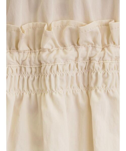 Samansa Mos2(サマンサ モスモス)の「前後2WAYシャーリングリボンベスト(ベスト・レディース・オフホワイト/ブラック/ピンク・F)」の16枚目の写真