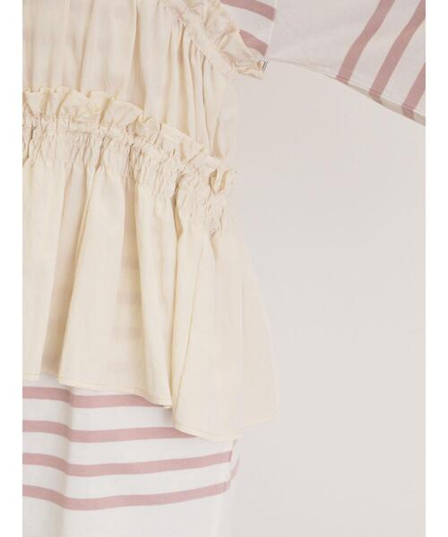 Samansa Mos2(サマンサ モスモス)の「前後2WAYシャーリングリボンベスト(ベスト・レディース・オフホワイト/ブラック/ピンク・F)」の19枚目の写真