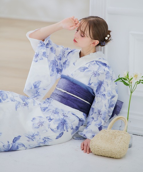 グラデーションしわ帯単品 しわ帯 浴衣帯（和装小物）｜sugar nine