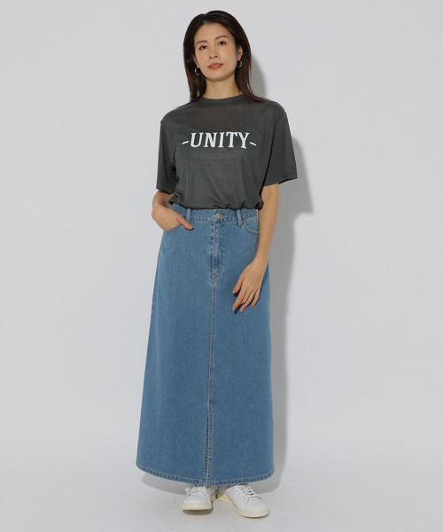 Elura（エルーラ）の「シアープリントTEE/289786（Tシャツ/カットソー・レディース・ブラック/オフホワイト/チャコールグレー・FREE）」の9枚目の写真