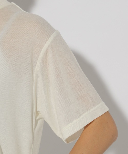 Elura（エルーラ）の「シアープリントTEE/289786（Tシャツ/カットソー・レディース・ブラック/オフホワイト/チャコールグレー・FREE）」の14枚目の写真