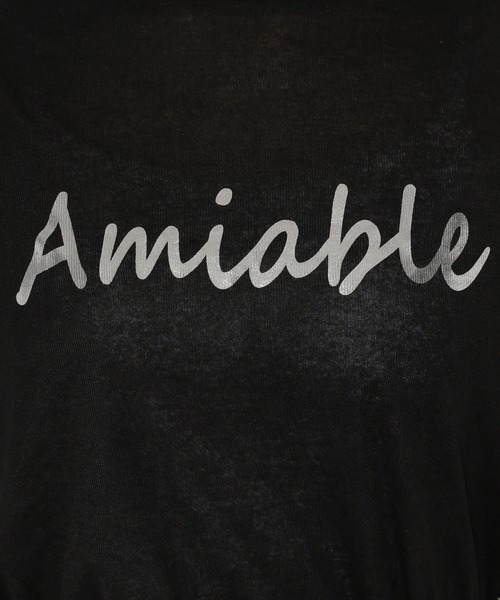 Elura（エルーラ）の「シアープリントTEE/289786（Tシャツ/カットソー・レディース・ブラック/オフホワイト/チャコールグレー・FREE）」の18枚目の写真