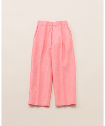 IENA ピンク ワイドパンツ ベルト付き 新品タグ付き ピンク♡ワイドパンツ♡ベルト付き♡カラーパンツ - メルカリ